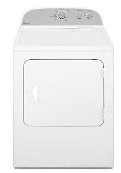 Photo 1 of DENTED EDGE**Whirlpool 7-cu ft Electric Dryer (White)
