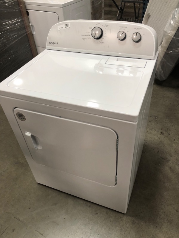 Photo 5 of DENTED EDGE**Whirlpool 7-cu ft Electric Dryer (White)
