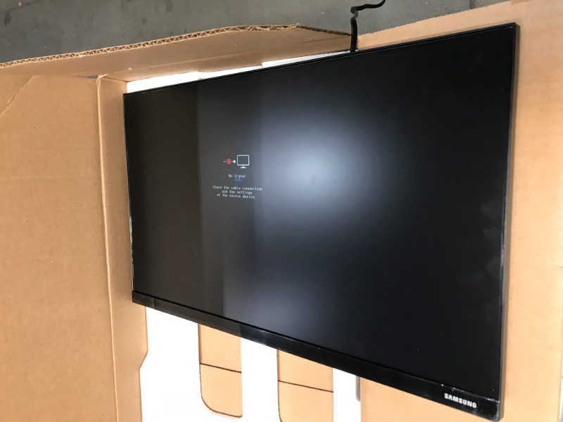 Photo 2 of SAMSUNG 22" T350 Series FHD 1080p Computer Monitor, 75Hz, IPS Panel, HDMI, VGA (D-Sub), 3-Sided Border-Less, FreeSync, LF22T350FHNXZA
