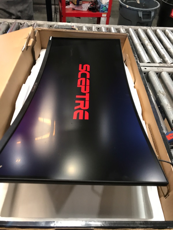 Photo 4 of Sceptre 34-Inch Curved Ultrawide WQHD Monitor 3440 x 1440 R1500 up to 165Hz DisplayPort x2 99% sRGB 1ms Picture by Picture, Machine Black 2023 (C345B-QUT168)
