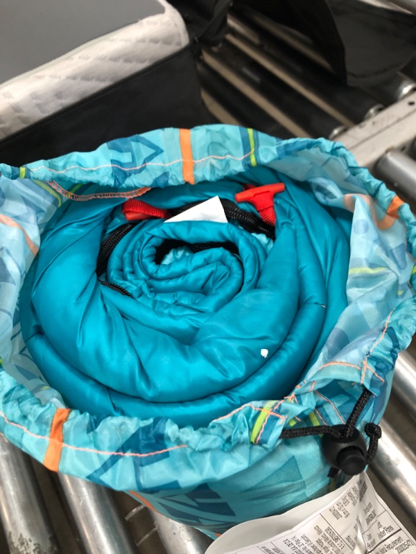 Photo 2 of Coleman 50 Degree Youth Sleeping Bag - Turquoise