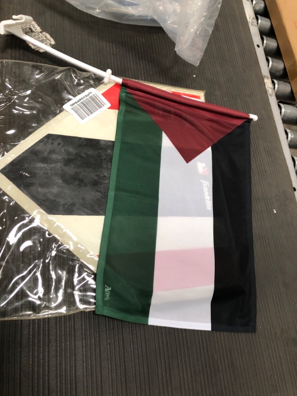 Photo 1 of  Palestine Flag 3 CAR Banner Brass Grommets Super Polyester 100D
