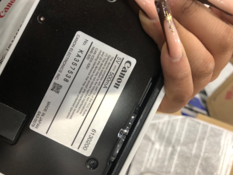 Photo 1 of Canon imageFORMULA R10 Portable Document Scanner, 2-Sided Scanning with 20 Page Feeder, Easy Setup For Home or Office, Includes Software, (4861C001)