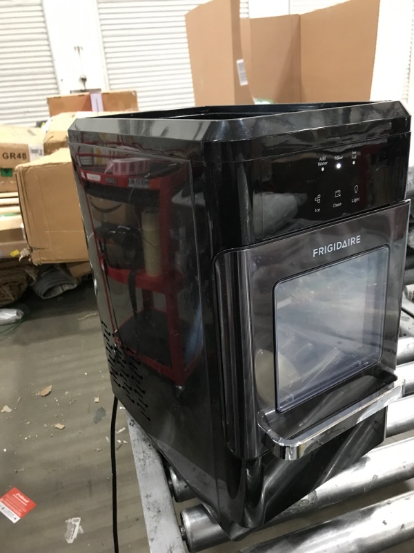 Photo 1 of (PARTS ONLY)Frigidaire EFIC237 Countertop Crunchy Chewable Nugget Ice Maker, 44lbs per day, Auto Self Cleaning, Black Stainless
