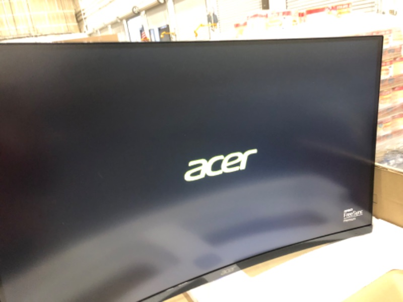 Photo 2 of Acer Nitro XZ270 Xbmiipx 27" 1500R Curved Full HD (1920 x 1080) VA Zero-Frame Gaming Monitor with Adaptive Sync, 240Hz Refresh Rate and 1ms VRB (Display Port & 2 x HDMI 2.0 Ports) , Black FHD (1920 x 1080) 27-inch