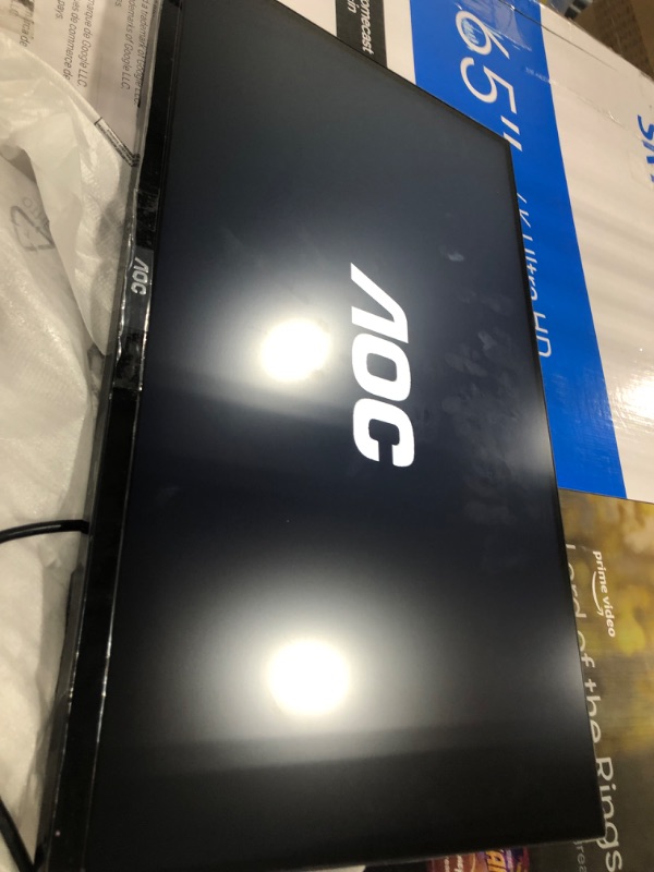 Photo 2 of AOC U2790VQ 27" 4K 3840x2160 UHD Frameless Monitor, IPS, 5ms, 1 Billion+ Colors, 108% sRGB, VESA, Black
