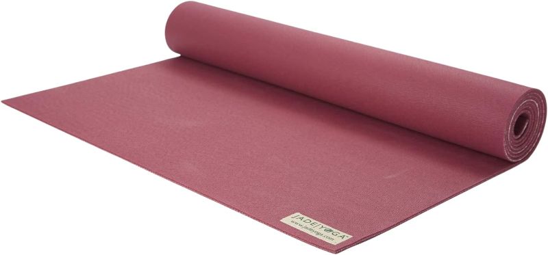 Photo 1 of JadeYoga Harmony Yoga Mat - Durable & Thick Gym Fitness Mat, Non-Slip Natural Rubber Yoga Mat - Home Exercise & Stretching Mat, Workout Mat - Yoga, Pilates & Meditation for Women & Men
