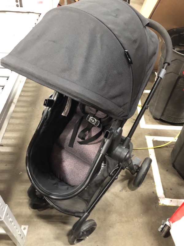 Photo 2 of *MISSING BAR* Evenflo Pivot Modular Travel System with LiteMax Infant Car Seat with Anti-Rebound Bar (Casual Gray)
