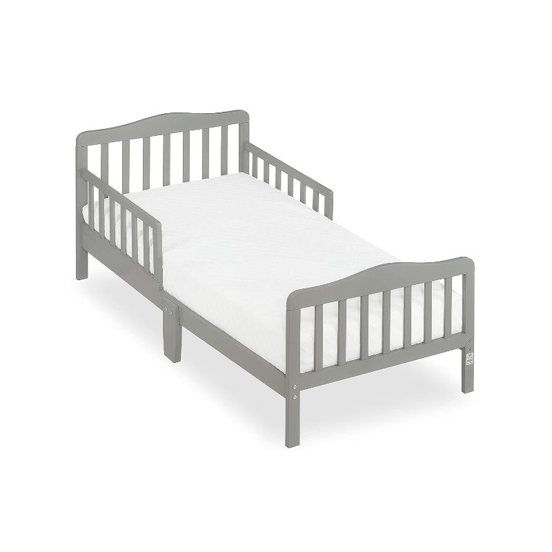 Photo 1 of Dream On Me Classic Design Toddler Bed in Cool Grey, Greenguard Gold Certified
