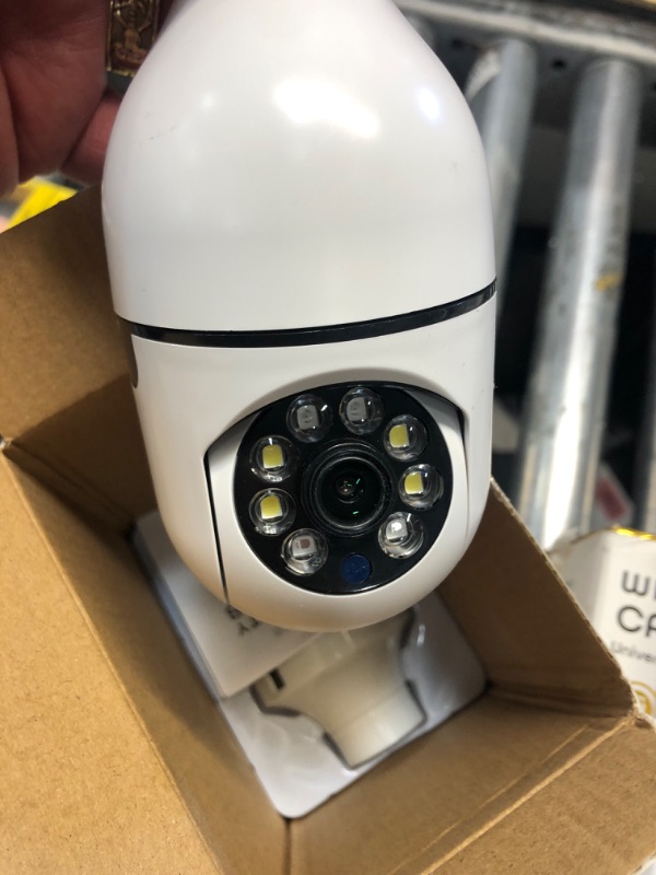 Photo 2 of Light Bulb Camera - Indoor Camera with Motion Detection, WiFi Camera, Live-Stream & Recording - 360 Camera, 2 Way Audio, Indoor Security Camera, Pet Camera - Baby Camera Monitor