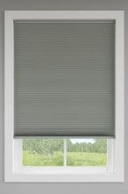 Photo 1 of **READ NOTES BELOW**LEVOLOR Trim+Go 2-in Slat Width 45-in x 64-in Cordless White Faux Wood Room Darkening Horizontal Blinds
