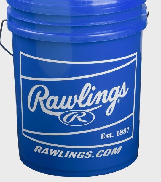 Photo 1 of Rawlings 5 Gallon Baseball Bucket Blue 