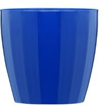 Photo 1 of 2 pk- Ready Refill 12.2-in W x 11.5-in H Blue Resin Contemporary/Modern Indoor/Outdoor Planter
