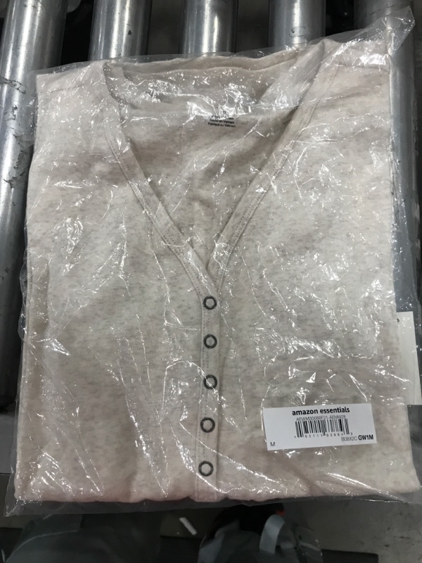 Photo 1 of Amazon Essentials Women's Maternity Nursing Slim-Fit Henley Shirt
