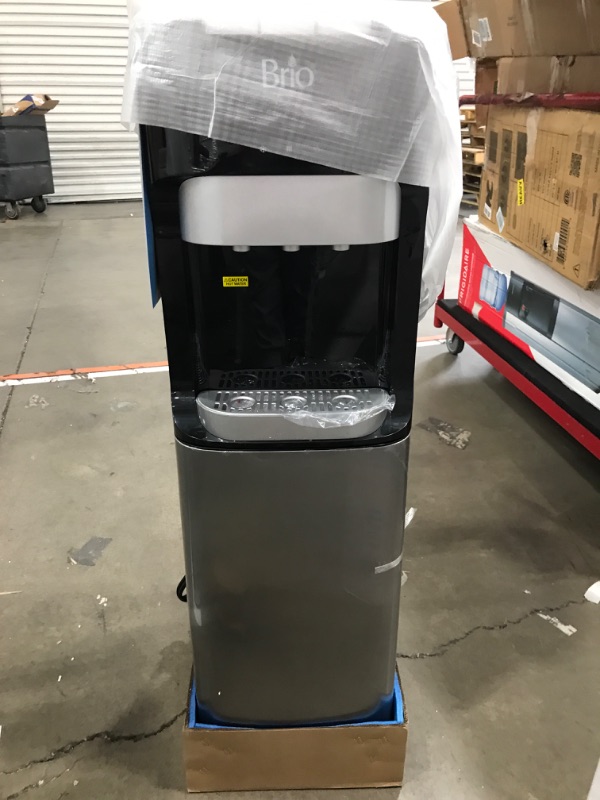Photo 2 of ***TESTED/ POWERS ON***Brio Bottom Loading Water Cooler Water Dispenser – Essential Series - 3 Temperature Settings - Hot, Cold & Cool Water - UL/Energy Star Approved