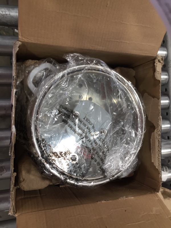 Photo 1 of ***TESTED/ POWERS ON***Aroma Housewares 6-Cup (Cooked) / 1.2Qt. Select Stainless Pot-Style Rice Cooker, & Food Steamer, One-Touch Operation, White