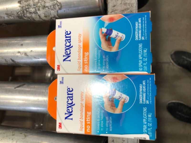Photo 1 of 2pcks of Nexcare Liquid Bandage Spray, 0.61 Fl. oz. (118-03)
