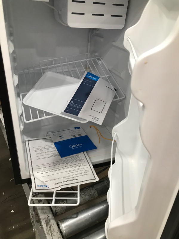 Photo 3 of **PARTS ONLY***
Midea WHS-87LSS1 Refrigerator, 2.4 Cubic Feet, Stainless Steel Stainless Steel 2.4 Cubic Feet Refrigerator