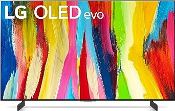 Photo 1 of LG C2 Series 42-Inch Class OLED evo Smart TV OLED42C2PUA, 2022 - AI-Powered 4K TV, Alexa Built-in
