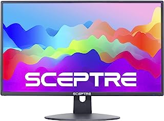 Photo 1 of Sceptre 20" 1600 x 900 75Hz LED Monitor 2x HDMI VGA Built-in Speakers, sRGB 99% Machine Black (E209W-16003RT series) 
**NO BASE**

