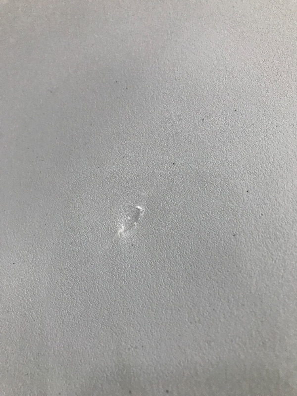 Photo 4 of ***DAMAGED SURFACES - SEE PICTURES***
Flash Furniture 4.93-Foot Kid's Granite White Plastic Folding Table, 19 Inches Tall