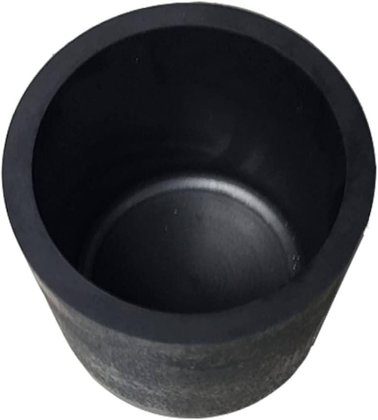 Photo 1 of 1pc Graphite Smelting Crucible Stock High-purity 99.95% For Precious Metal Smelting Analysis Reusable High-strength High-density (Size : 30x30mm)