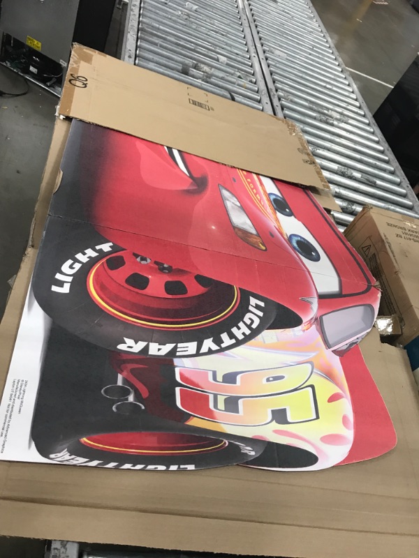 Photo 2 of Advanced Graphics Lightning McQueen Life Size Cardboard Cutout Standup - Disney Pixar's Cars 3 (2017 Film)