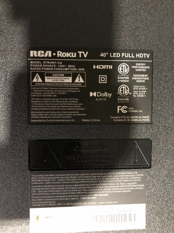 Photo 5 of RCA 40/42-Inch Class Full HD 1080p Roku Smart LED TV, 2023 Model
