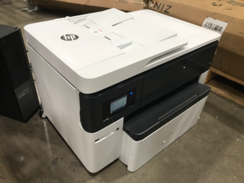 Photo 3 of HP OfficeJet Pro 7740 Wide Format All-in-One Color Printer with Wireless Printing, Works with Alexa (G5J38A), White/Black
