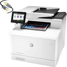 Photo 1 of DAMAGED ATTACHMENT**HP Color Laserjet Pro Multifunction M479fdw Wireless Laser Printer, White