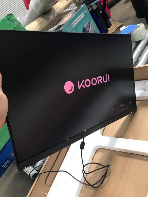 Photo 5 of KOORUI 24.5 Inch FHD Gaming Monitor, Computer Monitors Full HD (1920 x 1080), VA, 1ms, FreeSync & G-Sync Compatible, 2X HDMI(144Hz) & DisplayPort(170Hz), sRGB 99%, VESA, Tilt Adjustable, Eye Care
