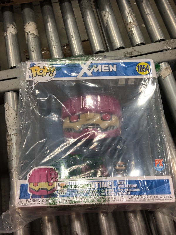 Photo 2 of **BOX HAS MAJOR DAMAGE**
Funko Pop! Jumbo: X-Men Sentinel with Wolverine Previews Exclusive Vinyl Figure