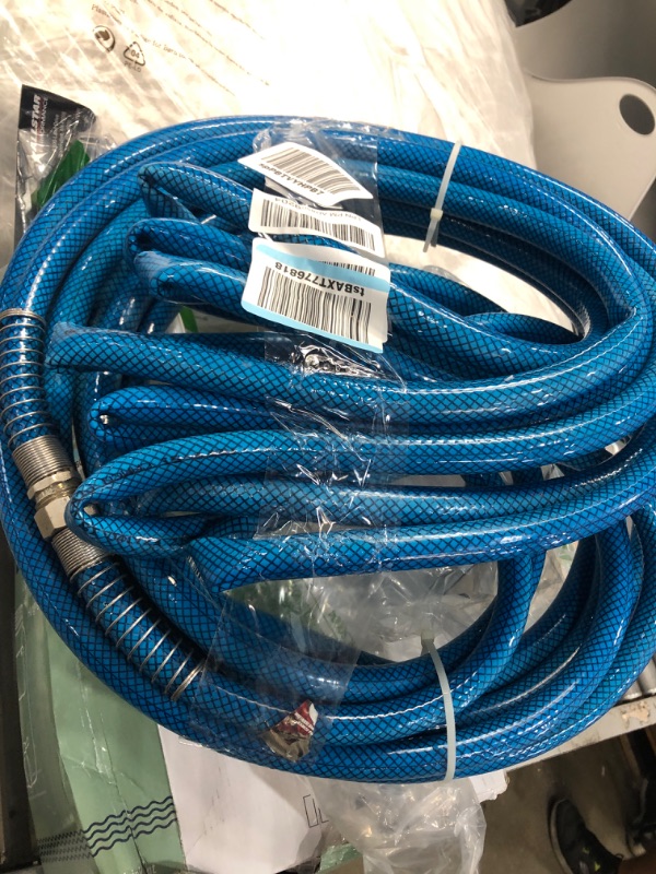 Photo 2 of Camco 50ft Premium Drinking Water Hose - Lead Free and Anti-Kink Design - 20% Thicker than Standard Hoses - Features a 5/8" Inner Diameter (21009)