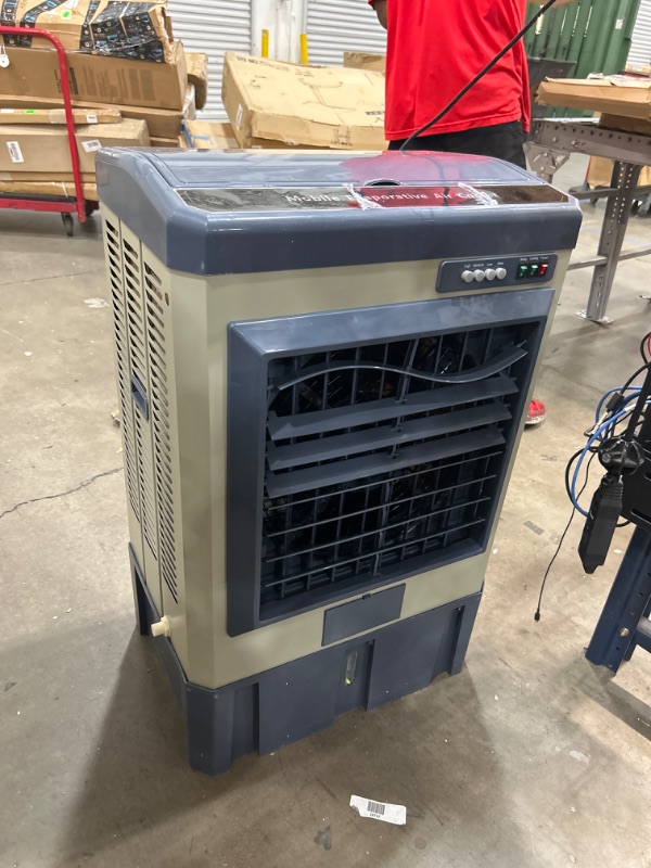 Photo 2 of FUNCTIONAL-Uthfy Evaporative Air Cooler,3531 CFM Swamp Cooler with 3 Speeds,Water Fan with 10.6 Gallons Tank & 3 Ice Boxes,Portable Air Conditioner for Indoor...
