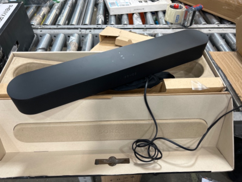 Photo 1 of Sonos Beam (Gen 2). The compact smart soundbar for TV, music and more. (Black)