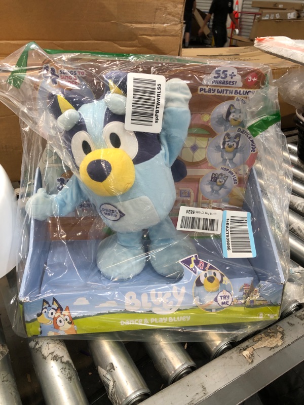 Photo 2 of Bluey Dance and Play 14" Animated Plush | Over 55 Phrases and Songs, Multicolor