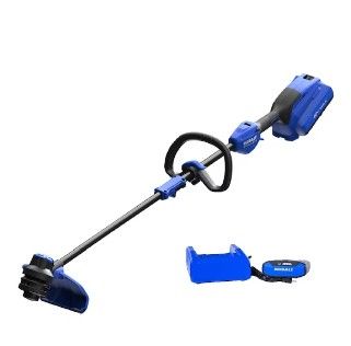 Photo 1 of 40-volt 15-in Straight Cordless String Trimmer 4 Ah (Battery and Charger Included)
