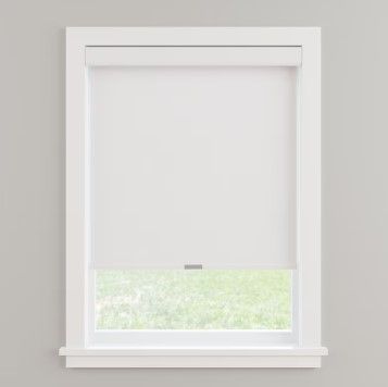 Photo 1 of 58-in x 72-in White Room Darkening Cordless Roller Shade
