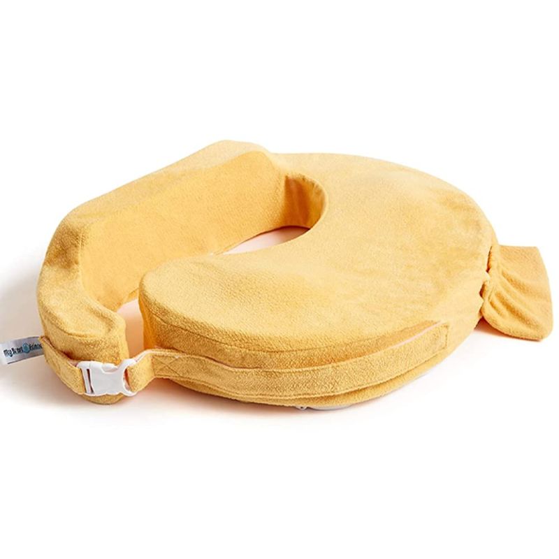 Photo 1 of My Brest Friend Deluxe Nursing Pillow for Breastfeeding & Bottle Feeding, Enhanced Posture Support, Double Straps & Removable Extra Soft Slipcover,...
