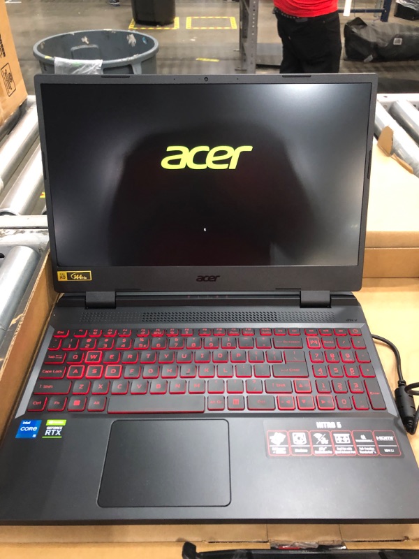 Photo 10 of RESET-Acer Nitro 5 AN515-58-57Y8 Gaming Laptop | Intel Core i5-12500H | NVIDIA GeForce RTX 3050 Ti Laptop GPU | 15.6" FHD 144Hz IPS Display | 16GB DDR4 | 512GB Gen 4 SSD | Killer Wi-Fi 6 | Backlit Keyboard