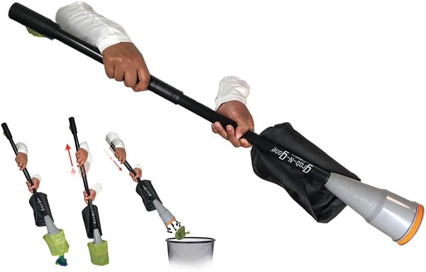 Photo 1 of Grab-N-Gone No Hand Contact No Bending Down No Cleaning Required Portable Dog Pooper Scooper 38"
