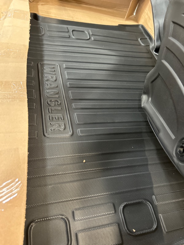 Photo 3 of BRAND IS DIFFERENT THAN STOCK PHOTO- Floor Mats&Cargo Liner Compatible for Jeep Wrangler 2021-2022