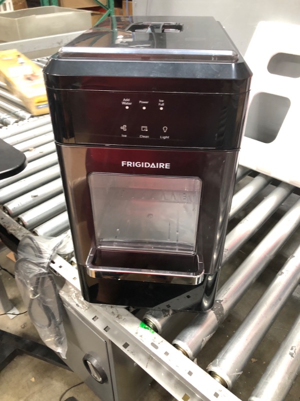 Photo 5 of (PARTS ONLY - NON-FUCTIONAL)*** Frigidaire EFIC237 Countertop Crunchy Chewable Nugget Ice Maker, 44lbs per day, Auto Self Cleaning, Black Stainless