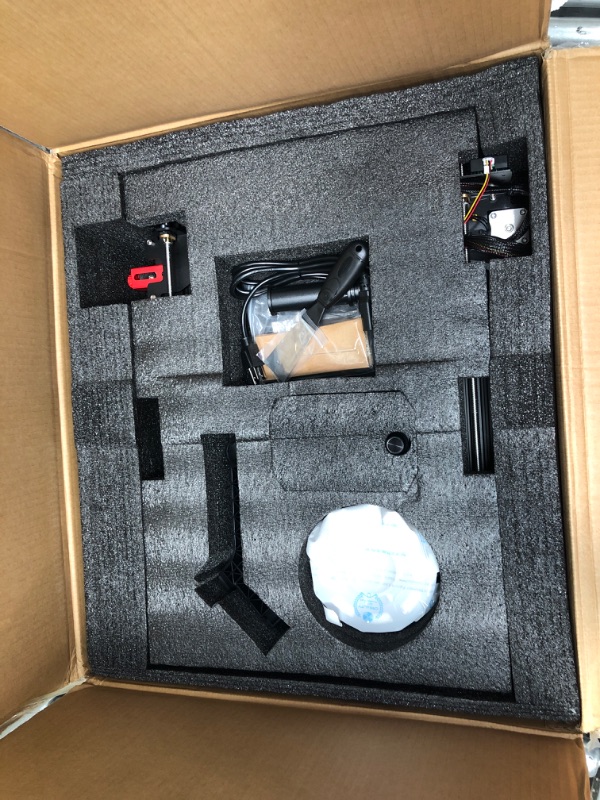 Photo 1 of Creality Ender 3 Max Neo 3D Printer, CR Touch Auto Leveling Bed Dual Z-Axis Full-metal Extruder Silent Mainboard Filament Sensor FDM 3D Printers for Kid Beginners, Large Printing Size 11.8x11.8x12.6in