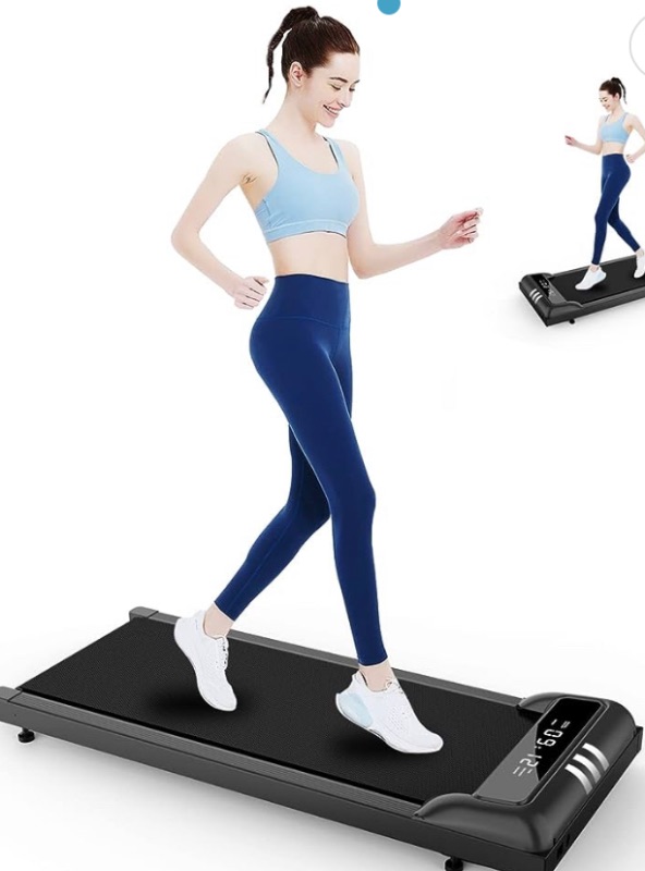 Photo 1 of 2 in 1 Under Desk Treadmill, Powerful and Quiet Walking Pad with Remote Control