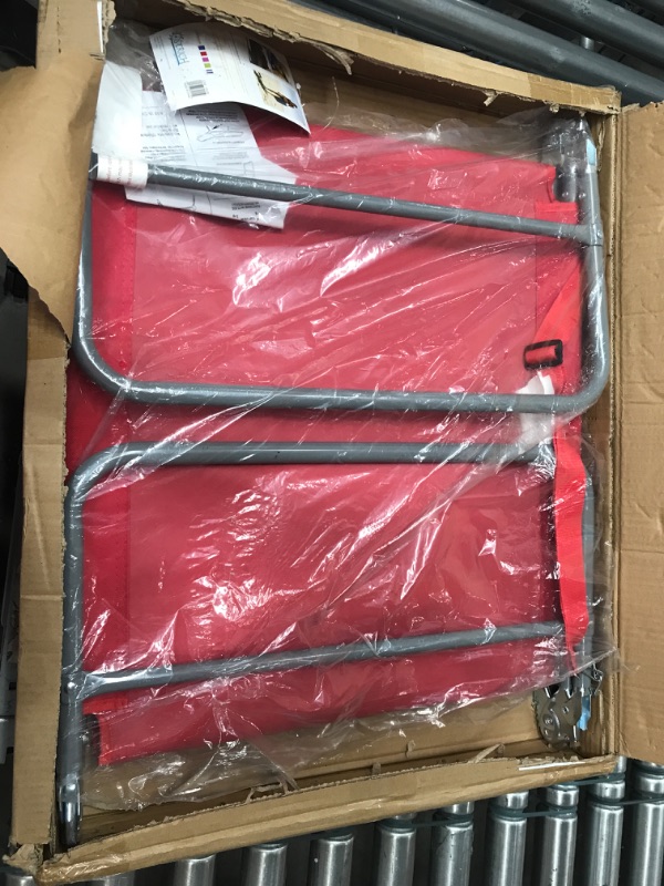 Photo 1 of Ostrich Chaise Lounge, Red & Rio Beach Portable Folding Backpack Beach Lounge Chair with Backpack Straps and Storage Pouch, Blue and Red, 8.5 lbs Red Lounge + Lounge Chair