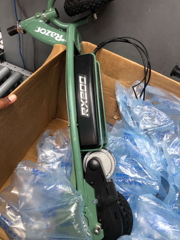 Photo 2 of Razor RX200 Electric Off-Road Scooter , Green, 37 Inch
