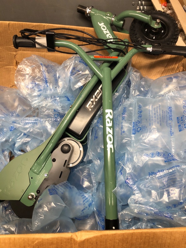 Photo 5 of Razor RX200 Electric Off-Road Scooter , Green, 37 Inch
