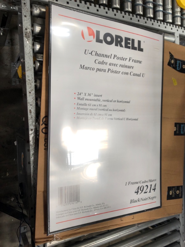 Photo 2 of Lorell Stylish Poster Frame, 24" x 36" (49214)