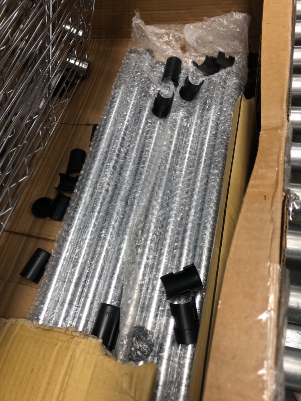 Photo 1 of \***MISSING PARTS***5 shelf metal rack